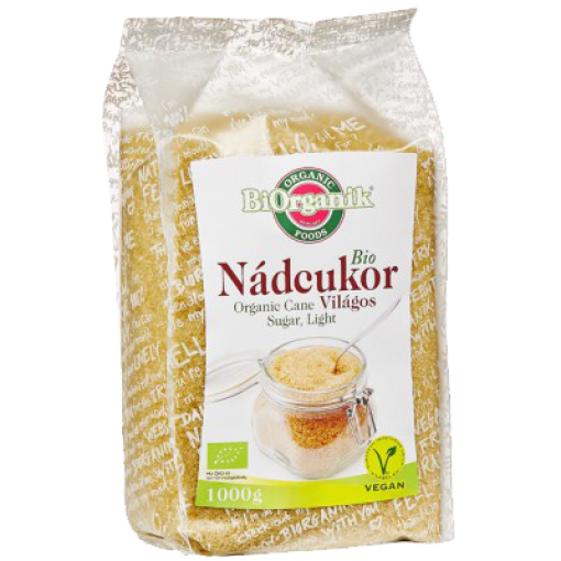 Biorganik bio nádcukor világos 1000 g