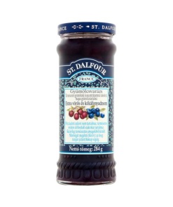 St.dalfour lekvár vörös+kék áfonya 284 g