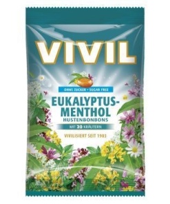Vivil cukormentes mentolos eukaliptuszos torokcukor 60g