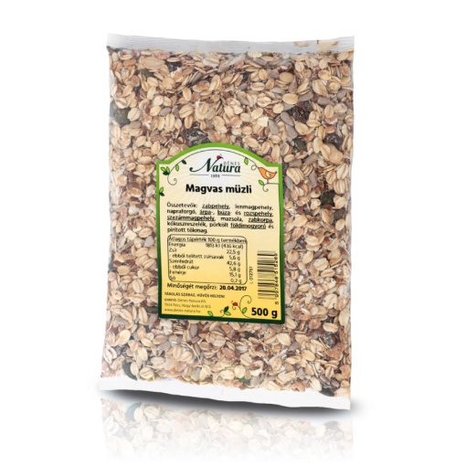 Natura magvas olcsó müzli 11 összetevő 500 g