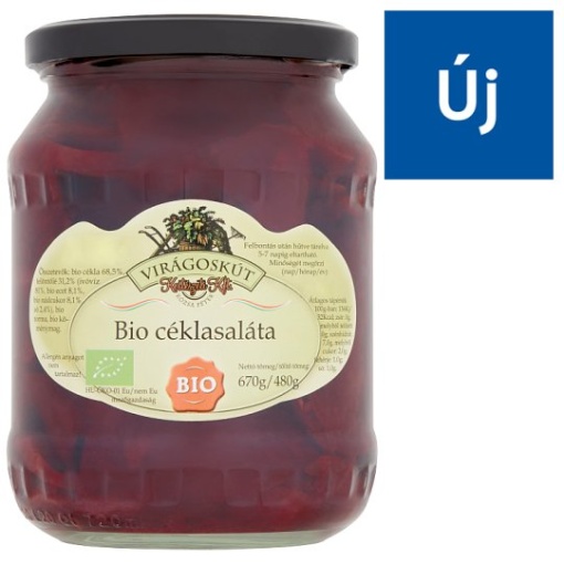 Virágoskút bio csemege uborka 670 g