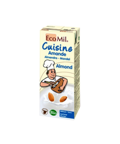 Ecomil bio növényi mandula tejszín 200 ml