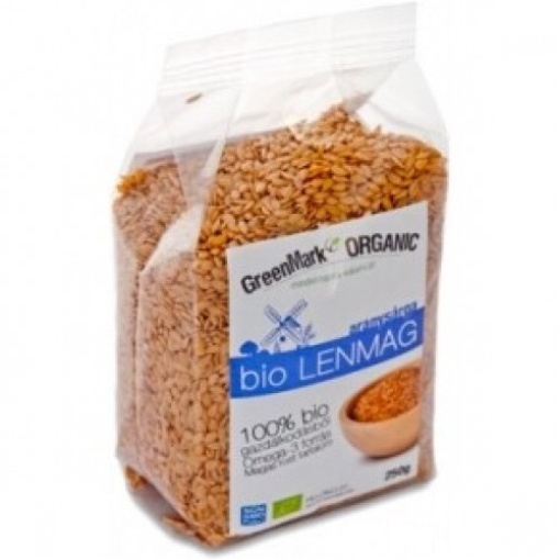 Greenmark bio lenmag aranysárga 250 g