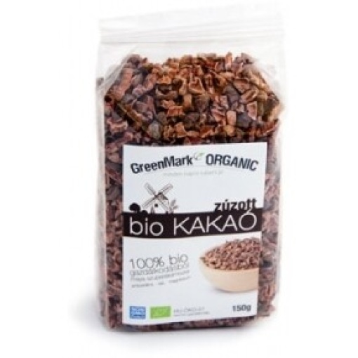 Greenmark bio kakaóbab pörkölt zúzott 150 g