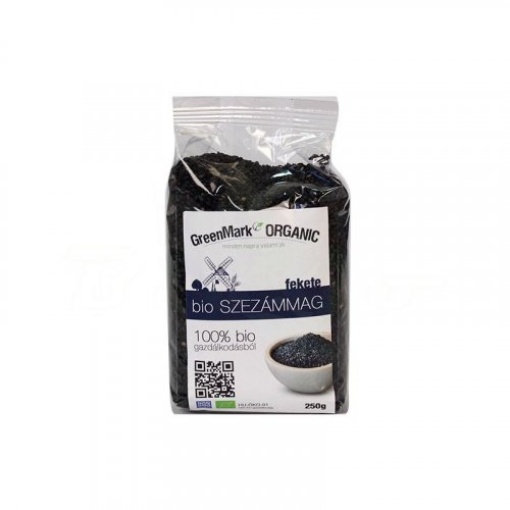 Greenmark bio szezámmag fekete 250 g
