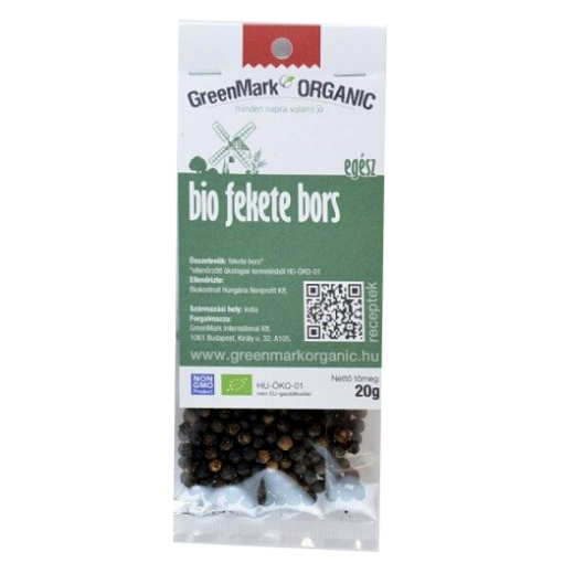 Greenmark bio fekete bors egész 20 g