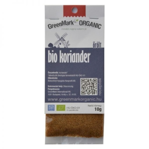 Greenmark bio koriander orölt 10 g