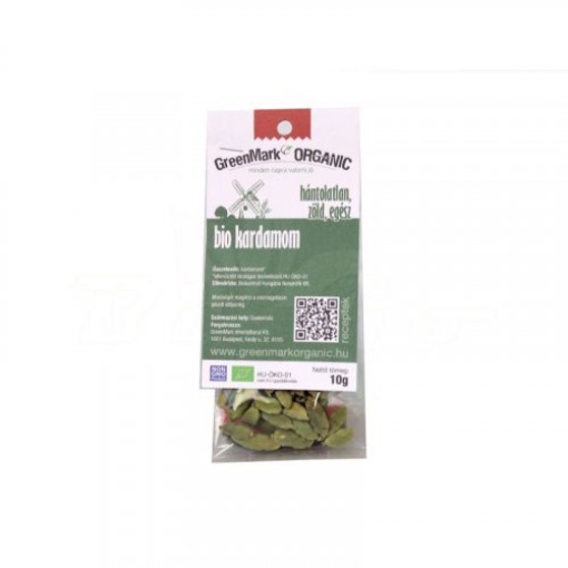 Greenmark bio kardamom hántolatlan zöld egész 10 g