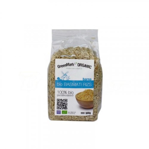 Greenmark bio basmati barnarizs 500 g