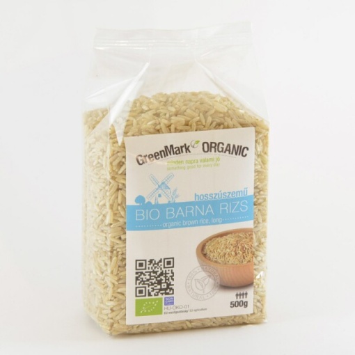 Greenmark bio barna rizs hosszúszemu 500 g