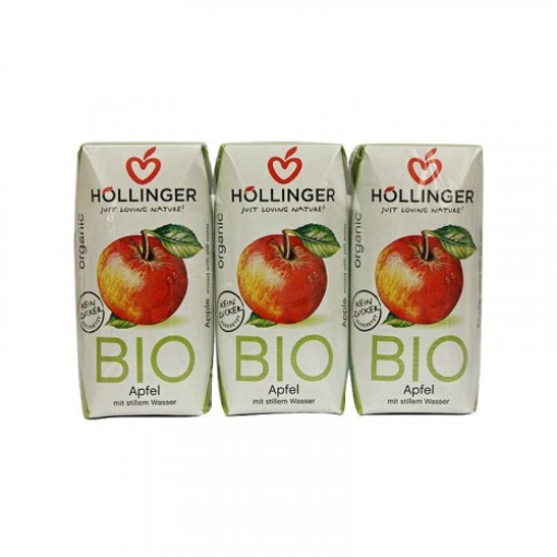 Höllinger bio gyümölcsital alma 200 ml