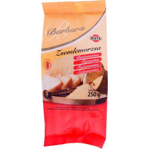 Barbara gluténmentes zsemlemorzsa 250 g