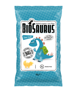 Biopont bio kukoricás snack tengeri sós biosaurus 50 g