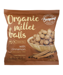 Biopont bio extrudált kölesgolyó fahéjas 60 g