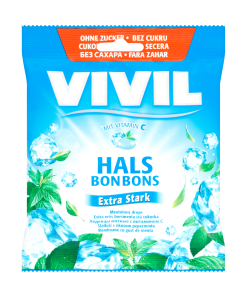 Vivil extra erős borsmentás cukorka 60 g