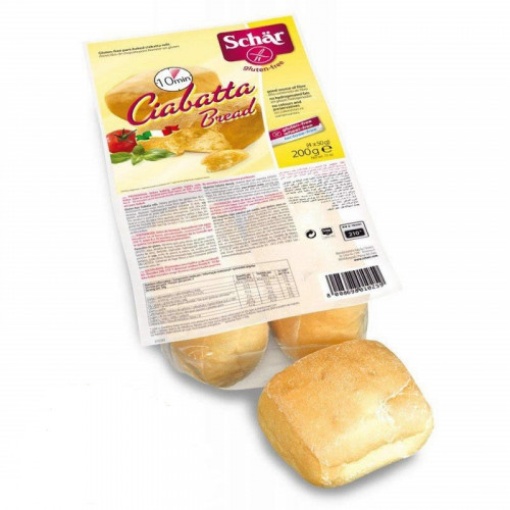 Schar gluténmentes ciabatta zsemle elösütott 4x50g 200 g