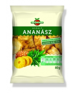 Naturfood aszalt ananász 80 g