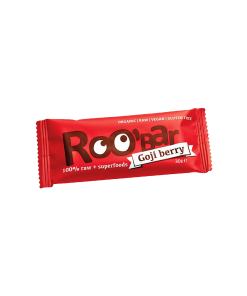Roobar 100% raw bio gyümölcsszelet goji bogyóval 30 g