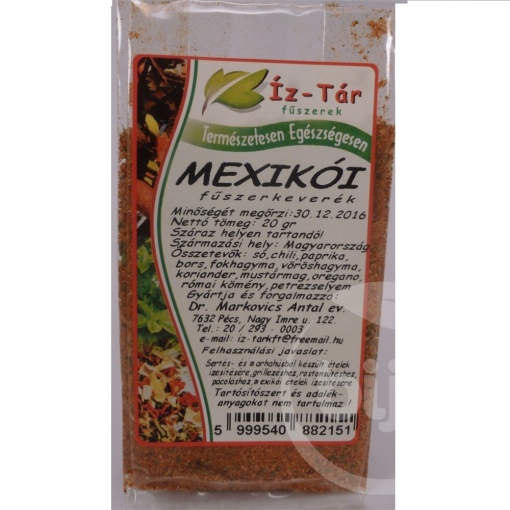 Íz-Tár fuszerkeverék mexikói 20 g