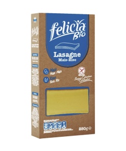 Felicia bio gluténmentes tészta kukorica-rizs lasagne 250 g