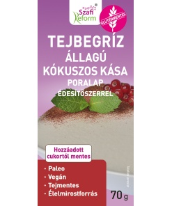 Szafi Reform poralap tejbegríz állagú kókuszos kása 250 g