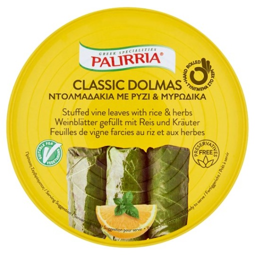 Rizzsel töltött szőlőlevél palirria 280 g
