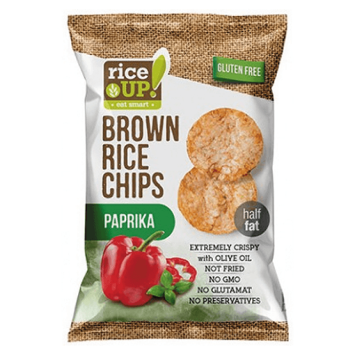 Rice Up barna rizs chips paprikás 60 g