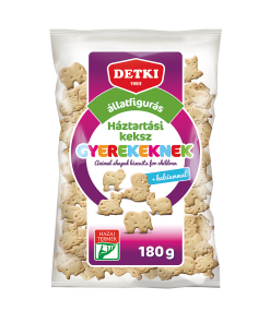 Detki állatfigurás háztartási keksz gyerekeknek kalciummal 180 g