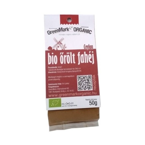 Greenmark bio orölt fahéj 50 g