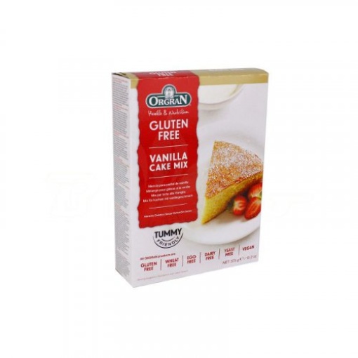 Orgran gluténmentes vanillia tortaalap lisztkeverék 375 g