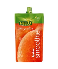 Hello smoothie sárgabarack gyümölcsturmix 200 ml