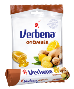 Verbena sugar free gyömbér töltött cukorka 60 g
