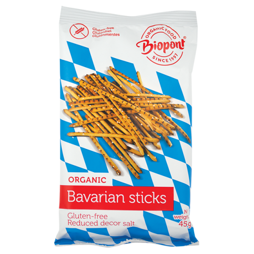 Biopont bio gluténmentes bajor jellegű sós pálcika 45 g