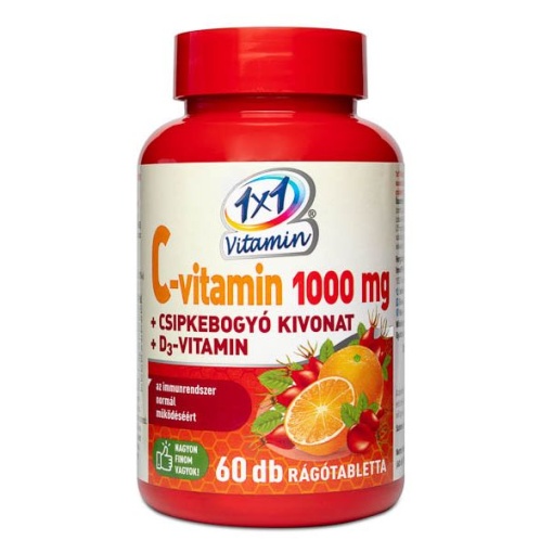 1X1 Vitamin C-vitamin 1000mg + csipkebogyó kivonat + D3 vitamin