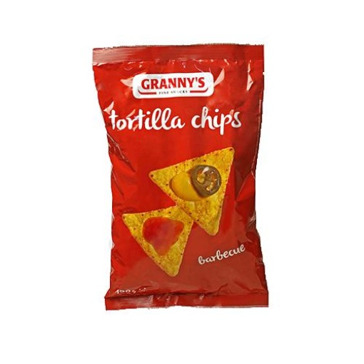 Grannys barbecue tortilla chips 150 g