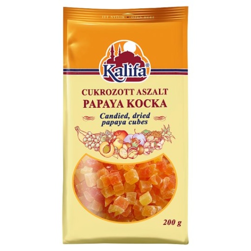 Kalifa papaya kocka kandírozott 200 g