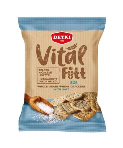Detki vitál fitt teljeskiőrlésű kréker sós 100 g