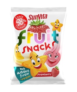 Sunvita fruit snacks eper 20 g