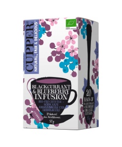 Cupper bio tea blackcurrant-blueberry feketeribizli-áfonya tea 50 g