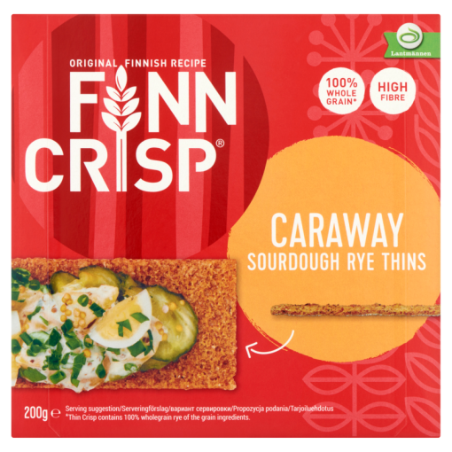 Finn crisp vékony ropogós kenyér köményes 200 g