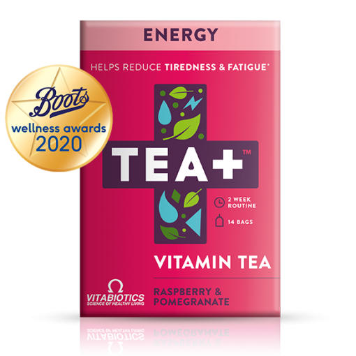 Vitabiotics tea+ vitamin tea energia 7 db, 16 g