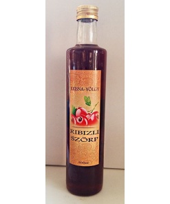 Krisnavölgyi ribizli szörp 500 ml