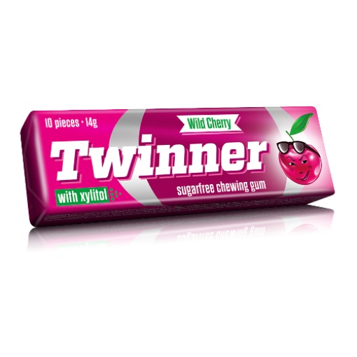 Twinner vadcseresznye ízű rágó 14 g