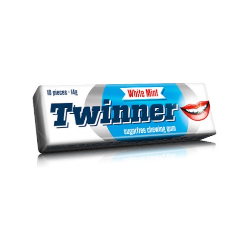 Twinner white mint rágó 14 g
