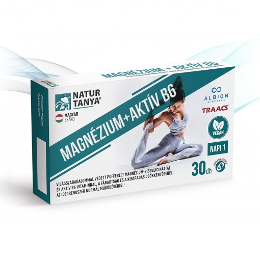 Natur Tanya Vegán Magnézium + Aktív B6 kapszula 30db