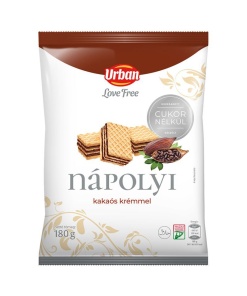 Urban Love Free kakaós nápolyi hcn 180 g