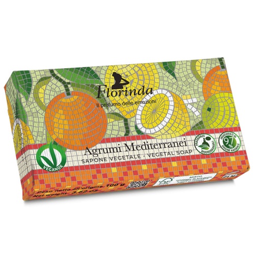 Florinda szappan mozaik mediterrán citrus 200 g