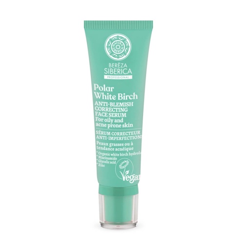 Natura siberica bereza siberica sarki fehér nyír bőrkorrigáló arcszérum 30 ml