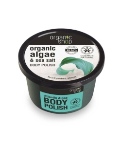 Organic Shop bio testpolír frissítő algával és tengeri sóval 250 ml