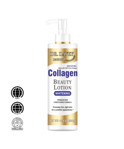 Dr. Davey natural pumpás kollagénes bőrfiatalító testápoló q10-koenzimmel 500 ml